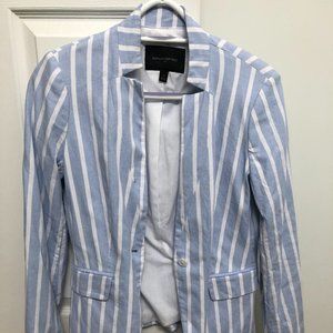 Striped Inverted Collar Blazer from Banana Republic Factory